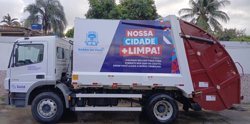 Prefeitura de Barra do Piraí reorganiza serviços de coleta de lixo que passa a funcionar com seis rotas